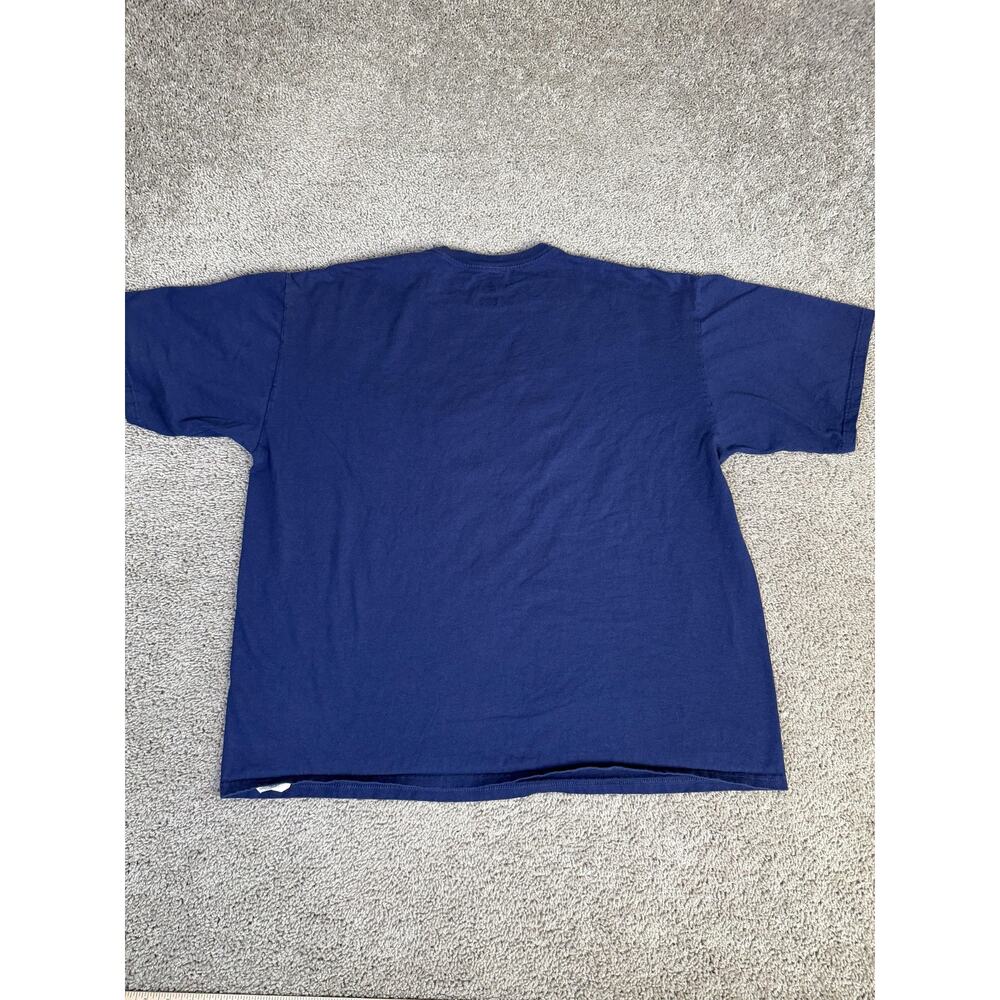 New York Yankees Shirt Mens 2XL Blue MLB Baseball Derek Jeter Majestic - Picture 5 of 10